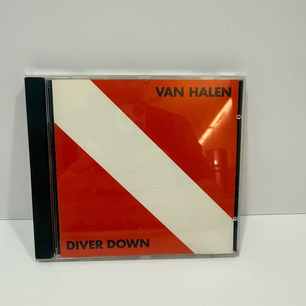 Van Halen Diver Down CD OS Red Good 1982 Hard Rock Columbia House W2-3677